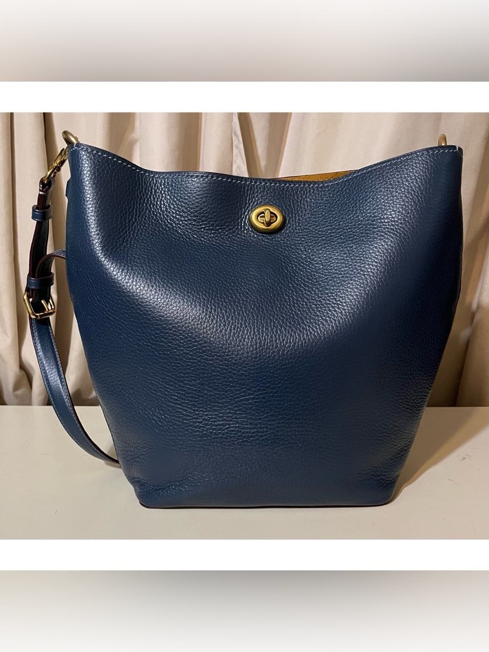 Coach 1941 Blue Turnlock Duffle!
